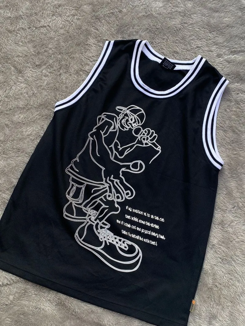 Y2K Skater Pria white black photo 1