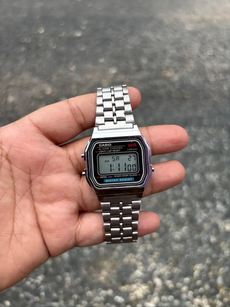 JAM CASIO A159W SILVER photo 1