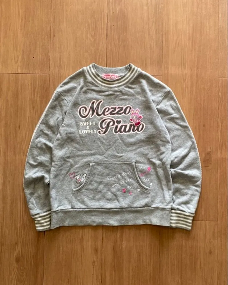 JAPANESE MEZZO PIAONO SWEATSHIRT CREWNECK/GYARU/VKEI/LOLLITA photo 1