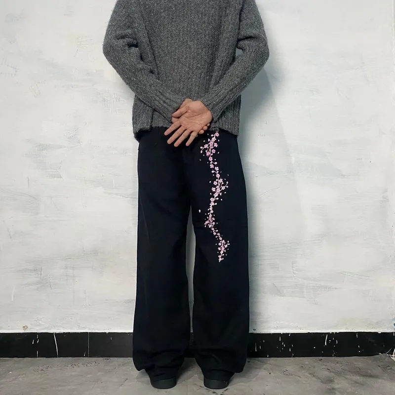 flowers sweat jeans photo 1