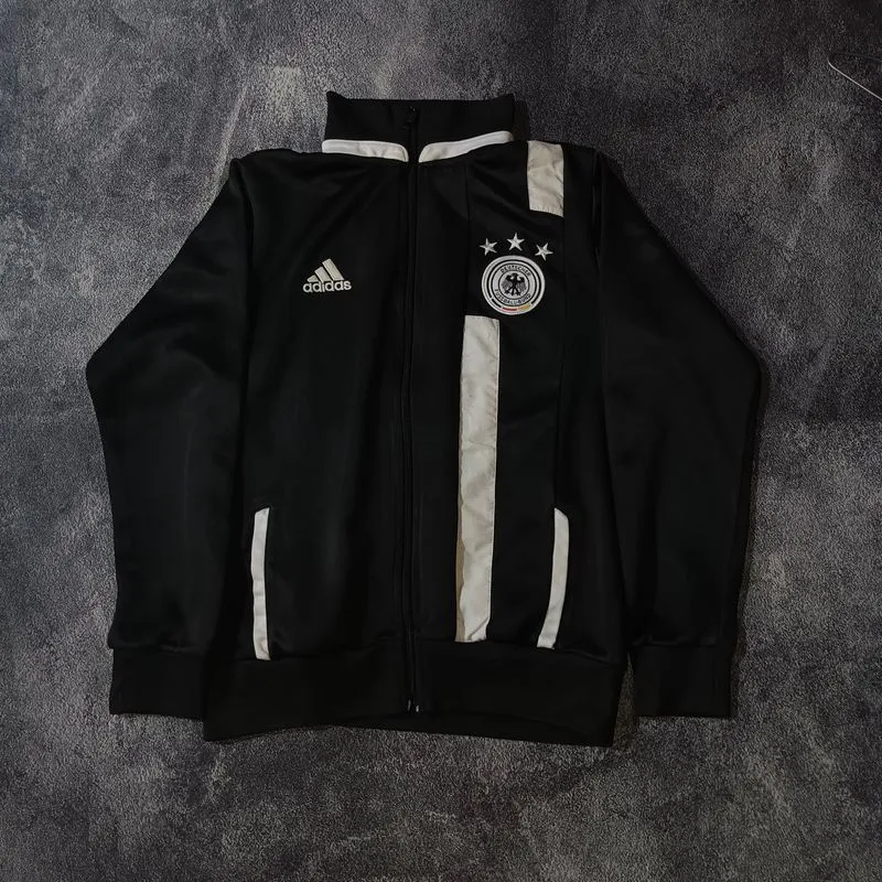 Adidas Vintage Casual Windbreaker Pria white black photo 1