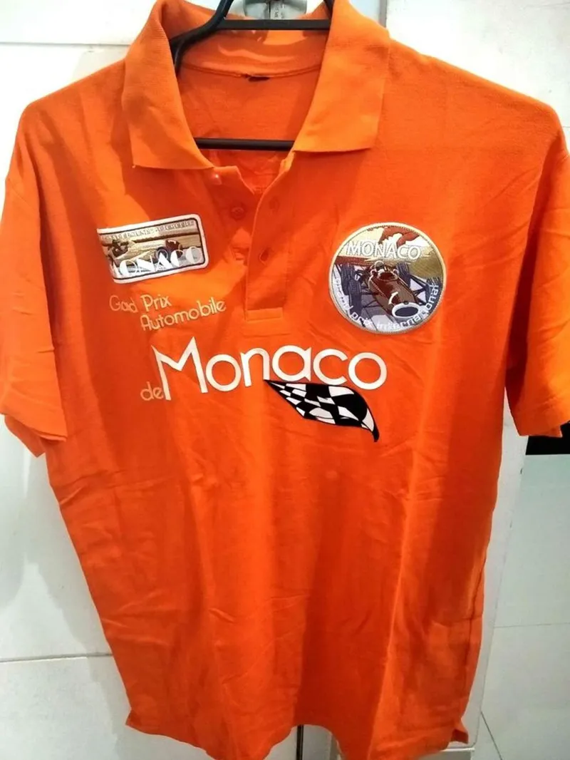 Casual T-shirt Pria orange photo 1