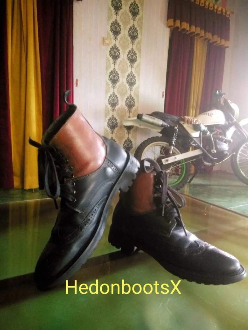 Vintage PEDRO Two Tone Wingtip Boots photo 1