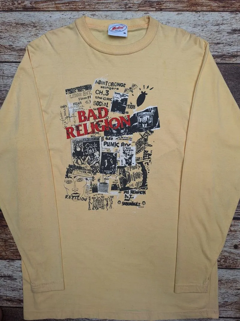 Kaos band vintage longsleeve bad religiom album all ages 95 photo 1