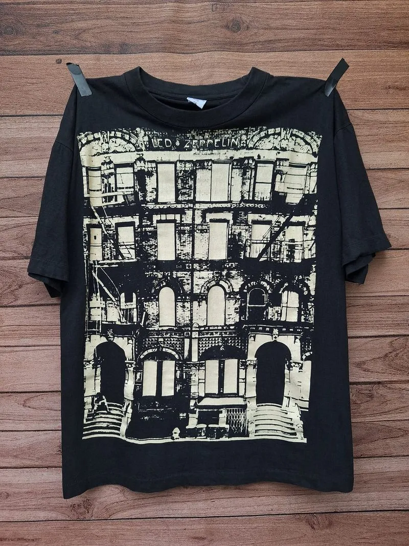 Kaos band vintage 90s Led zeppelin pysical graffiti album photo 1
