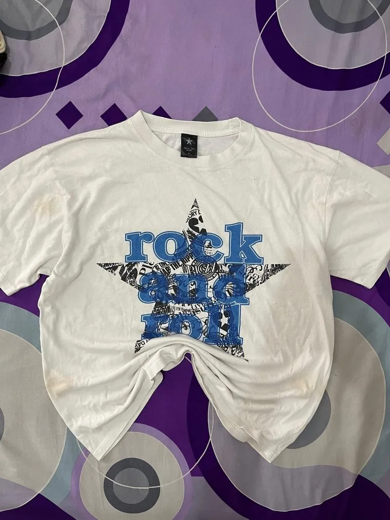 Kaos B'z 2023 Rock&Roll Putih Size L photo 1