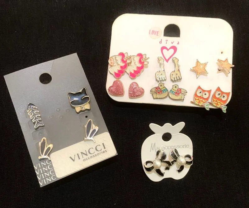 Anting tusuk giwang aksesoris earrings photo 1