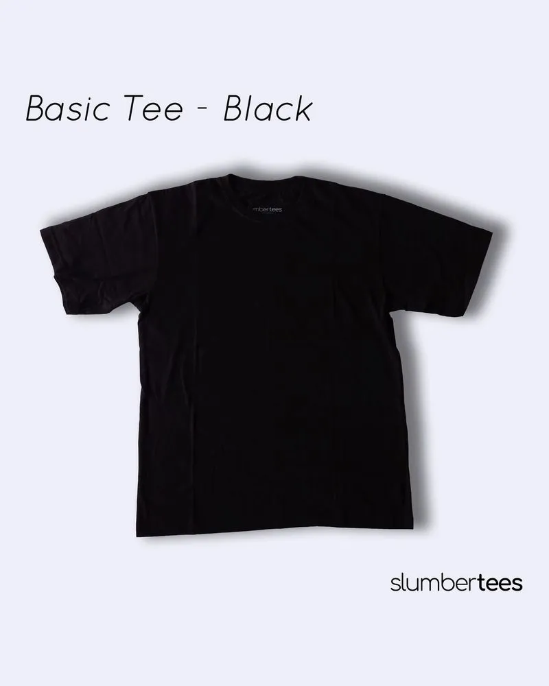 slumbertees unisex basic tee black photo 1