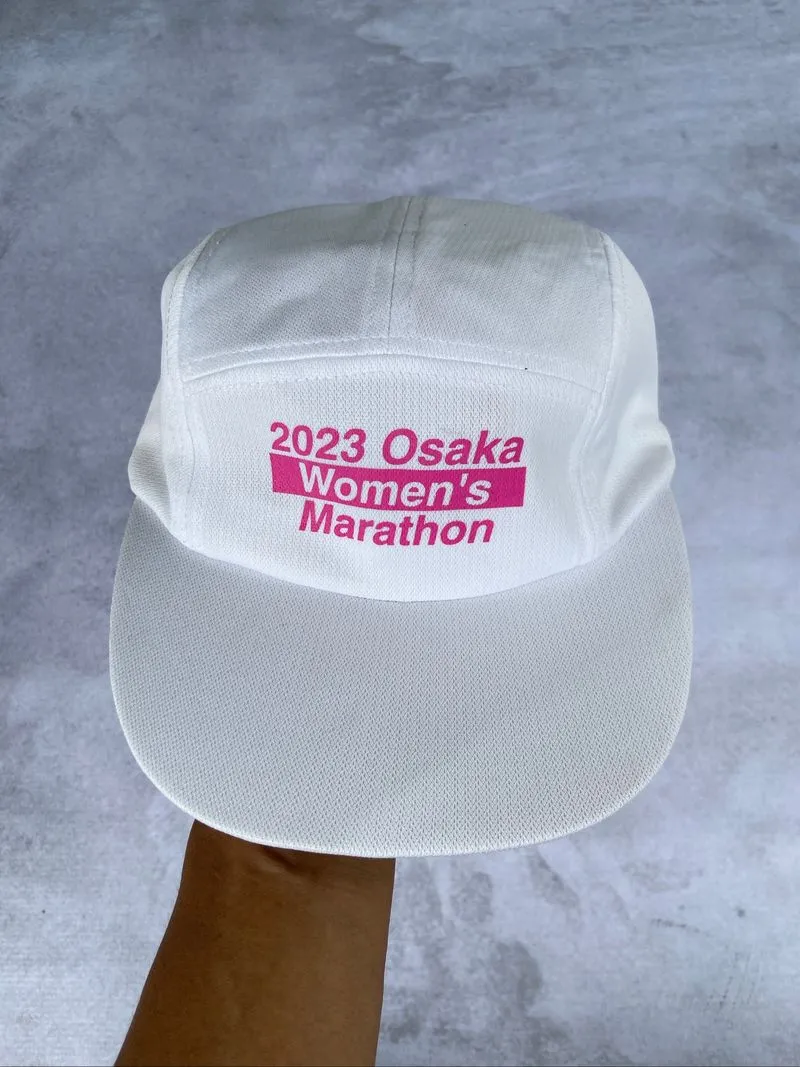 Running Hat 2023 Osaka women's maraton staff cap internasion photo 1