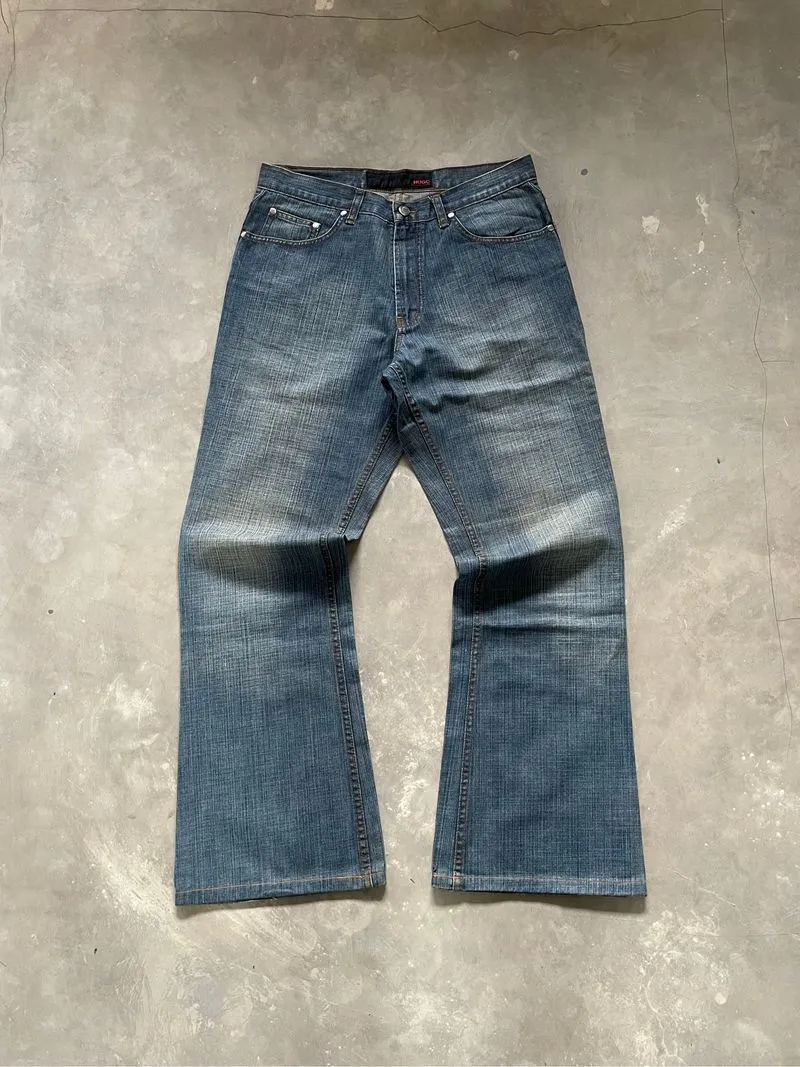 Vintage Hugo Boss Y2k Flare Boot Cut Jeans  photo 1