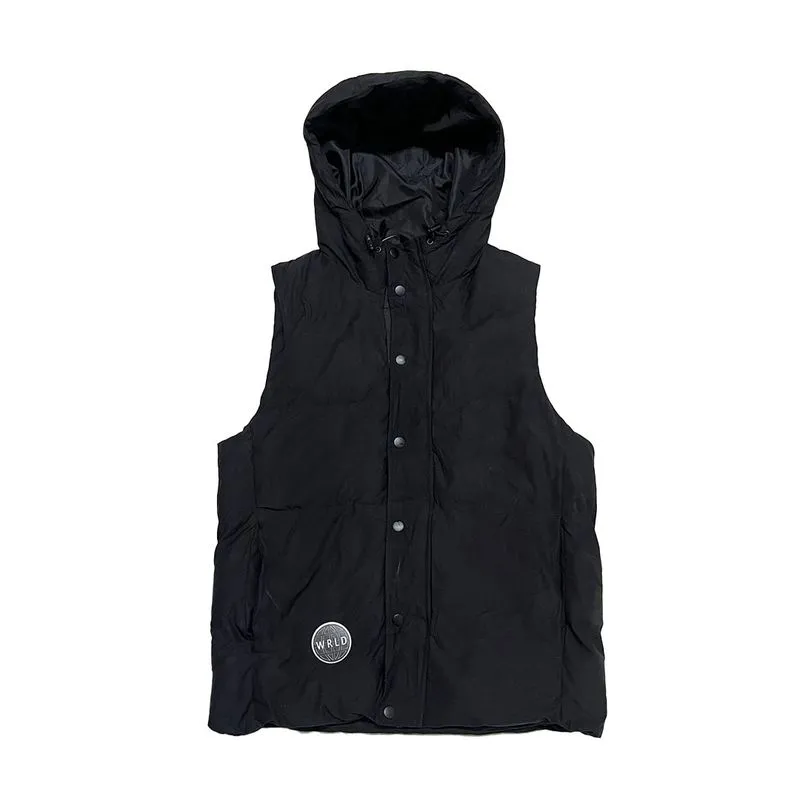 GU Uniqlo Puffer Paded Vest Rompi Gelembung Hitam photo 1