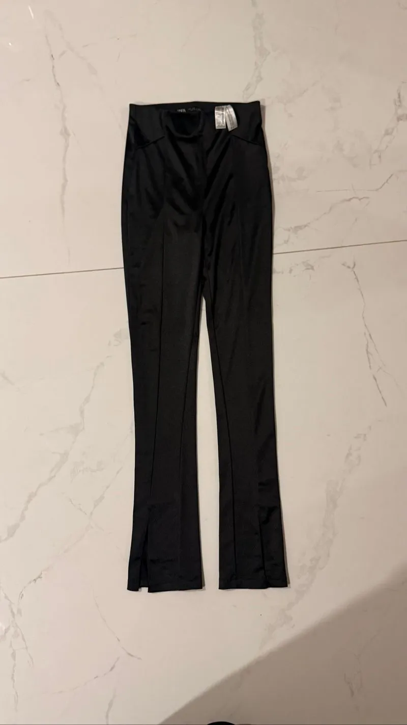Zara satin leggings photo 1