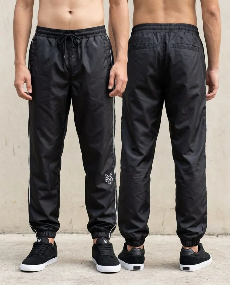 Zoo York Men's Black Embroidery Logo Track Pants 30 photo 1