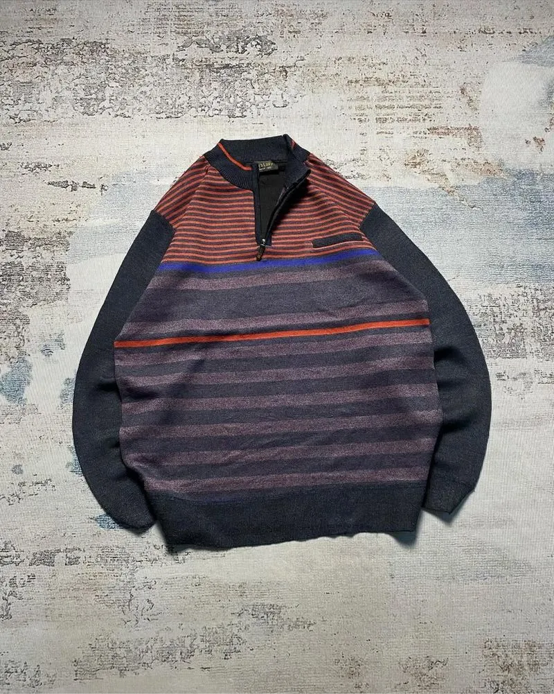 King Lady halfzip knit sweater photo 1