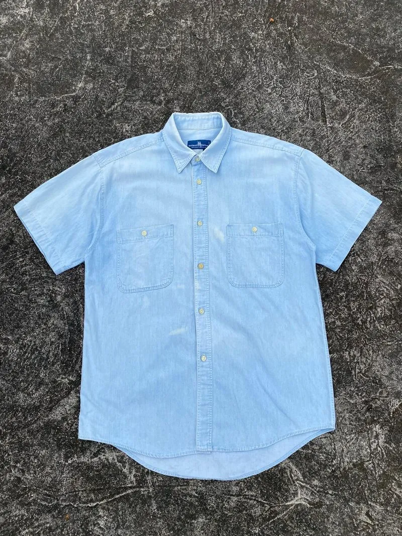 Kemeja Denim Polo Team  photo 1