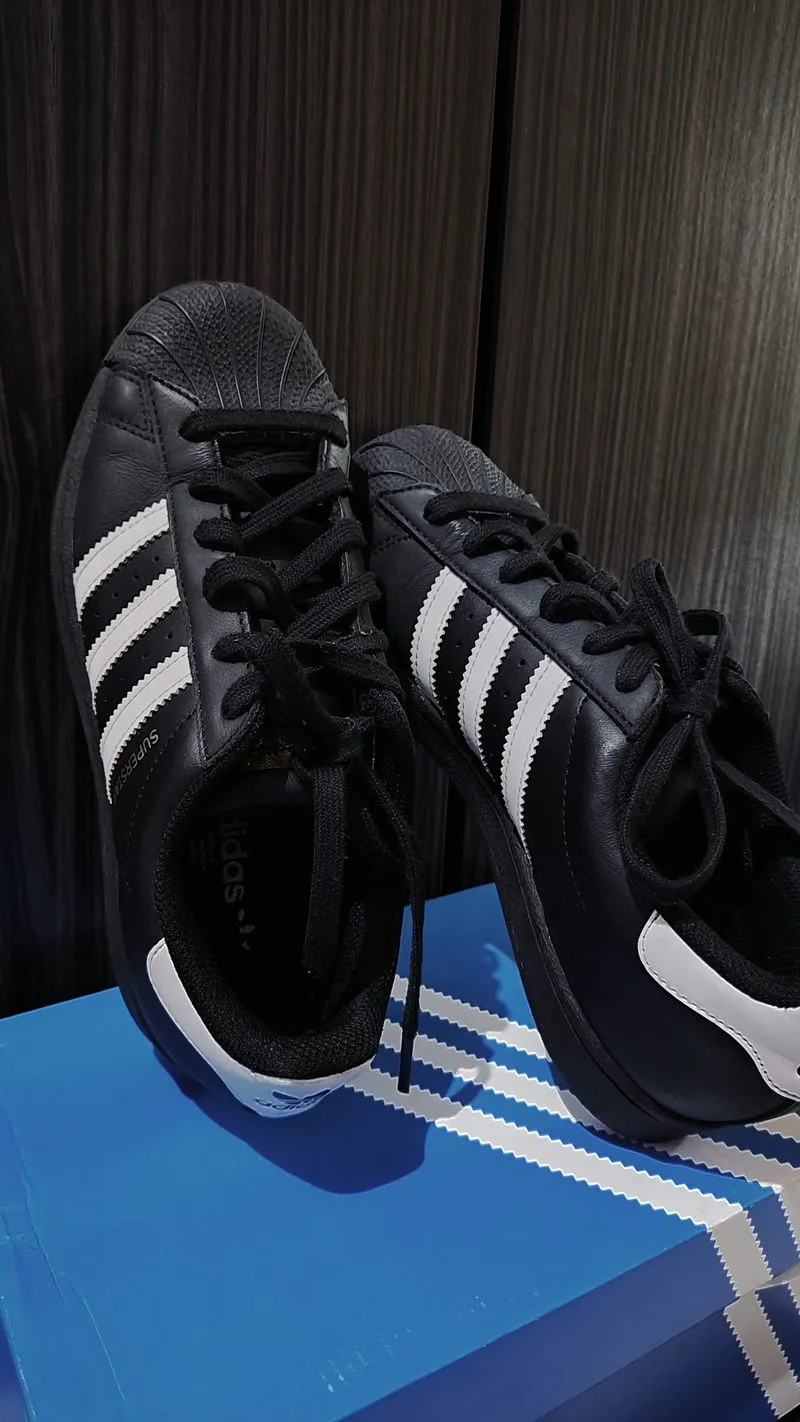 Adidas Superstar Black White Size 38 photo 1
