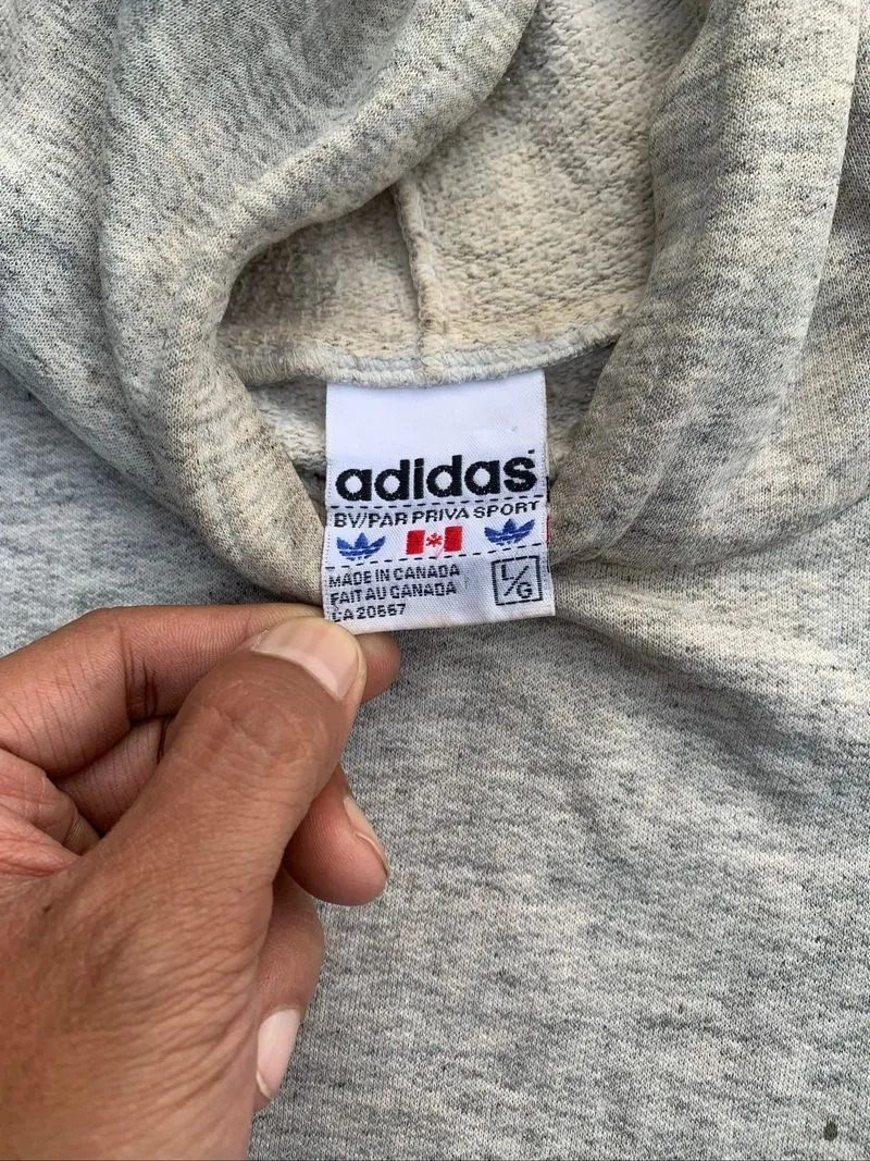 Trashed 90’s Adidas By PAR PRIVA SPORT HOODIE photo 1