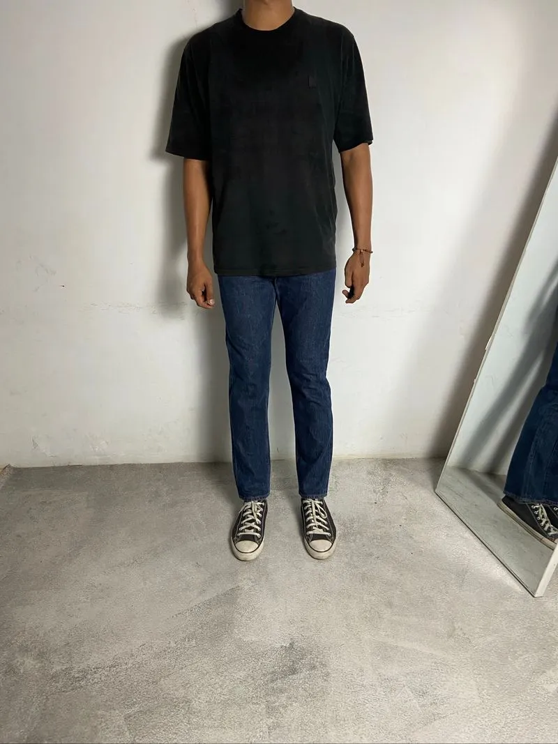 GU indigo jeans photo 1