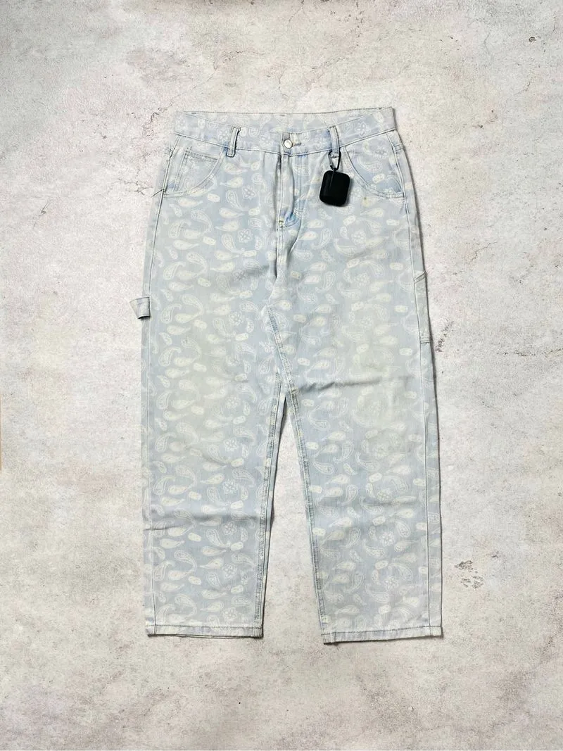 Idopeng Paisley Carpenter Pants photo 1