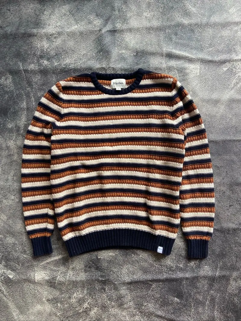 Rhytm Striped Knitwear Grunge Style photo 1