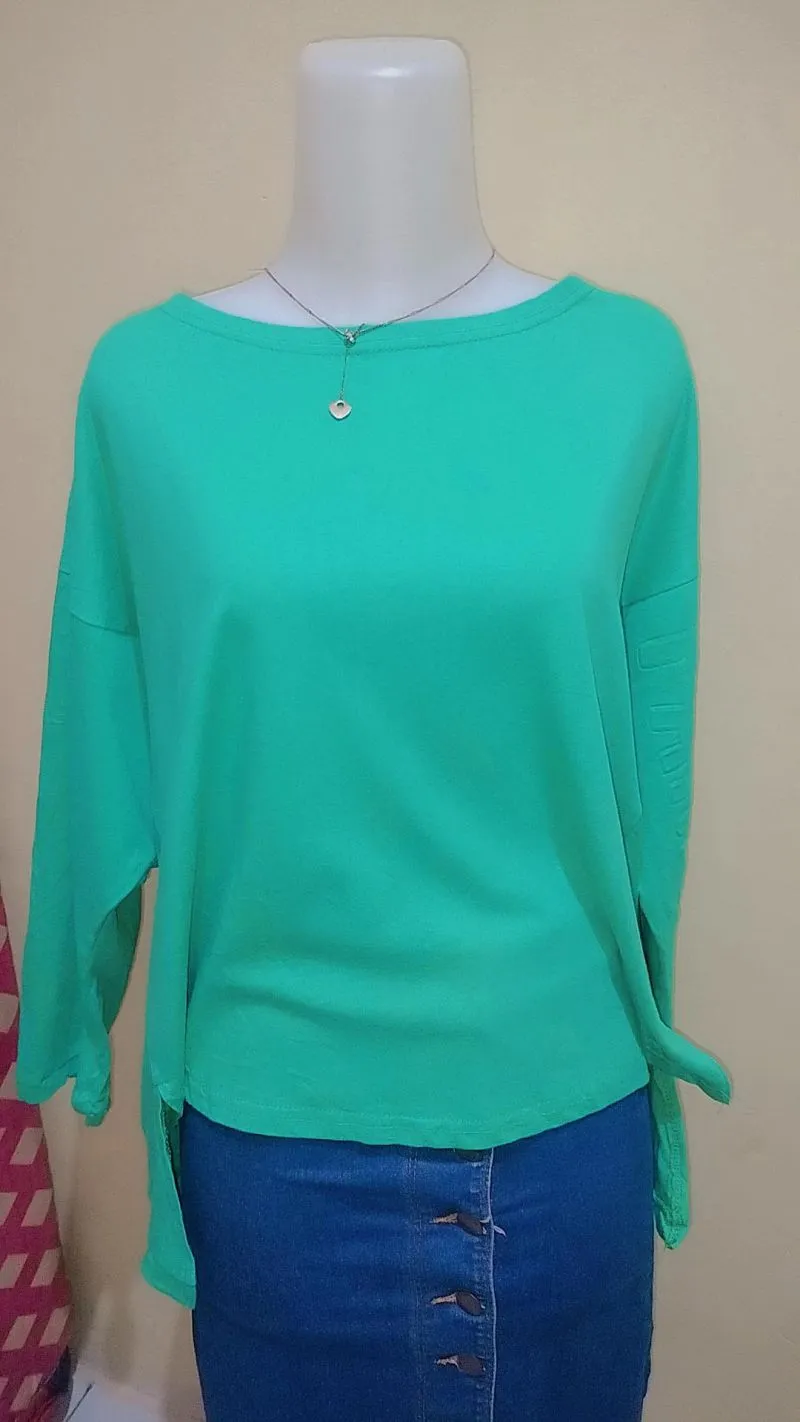 Casual T-shirt Wanita green photo 1