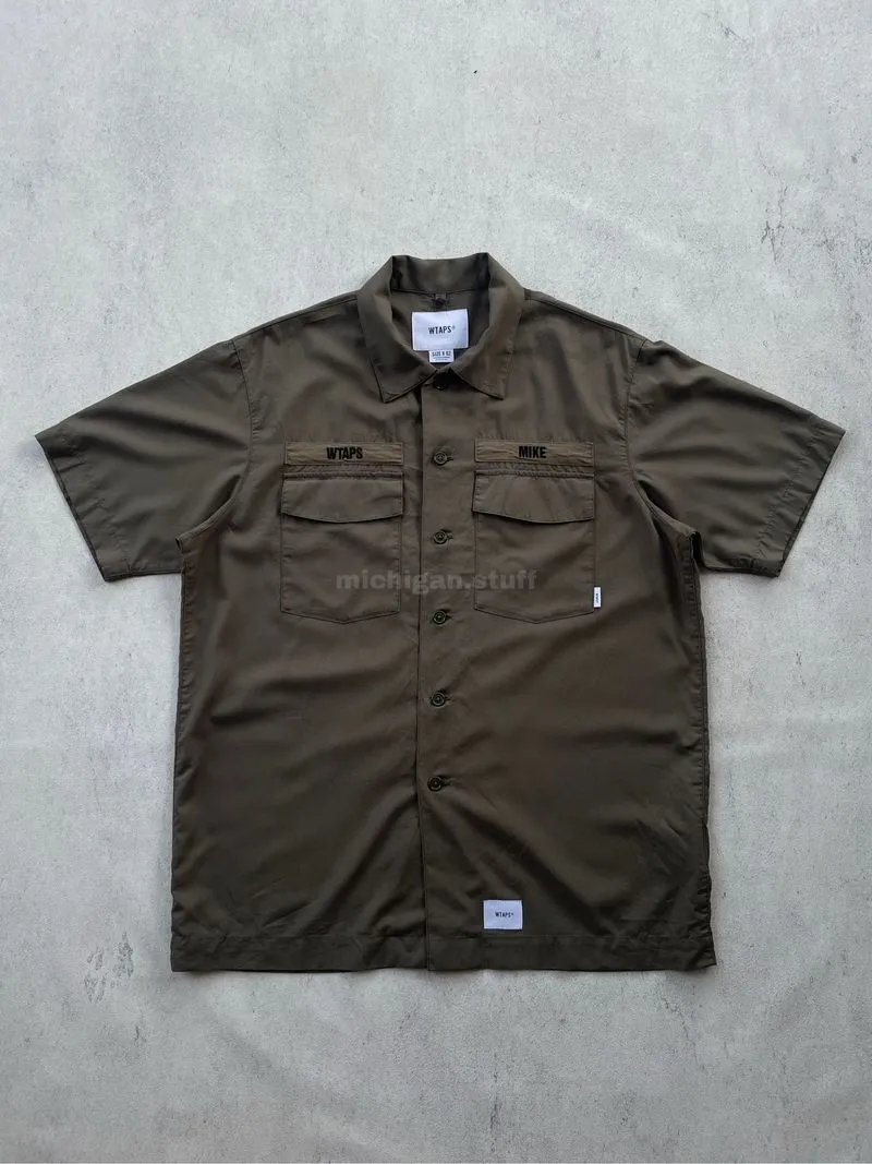 WTAPS BUDS SS SHIRT / RAPO.POPLIN photo 1