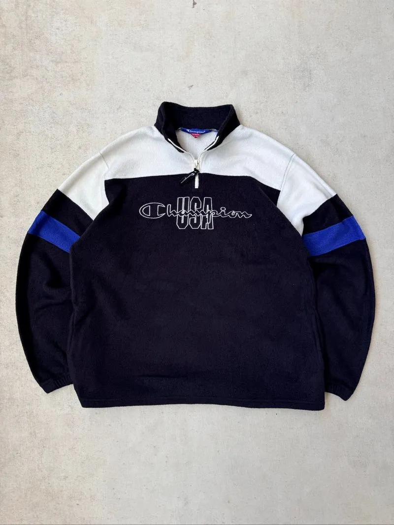 Y2K Champion USA Pollar Fleece Halfzip photo 1