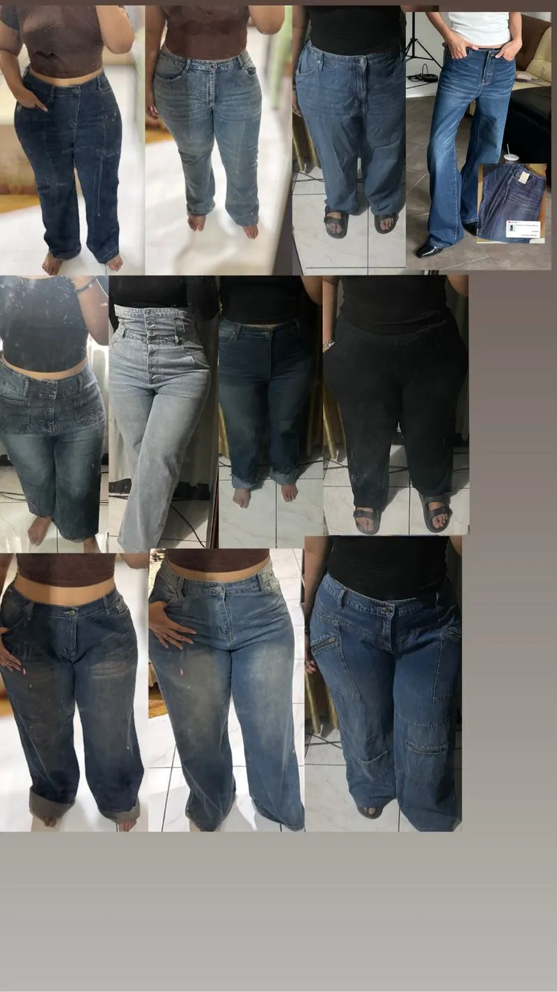 Celana Jeans / Baggy Jeans / Loose Jeans Big Size Wanita photo 1