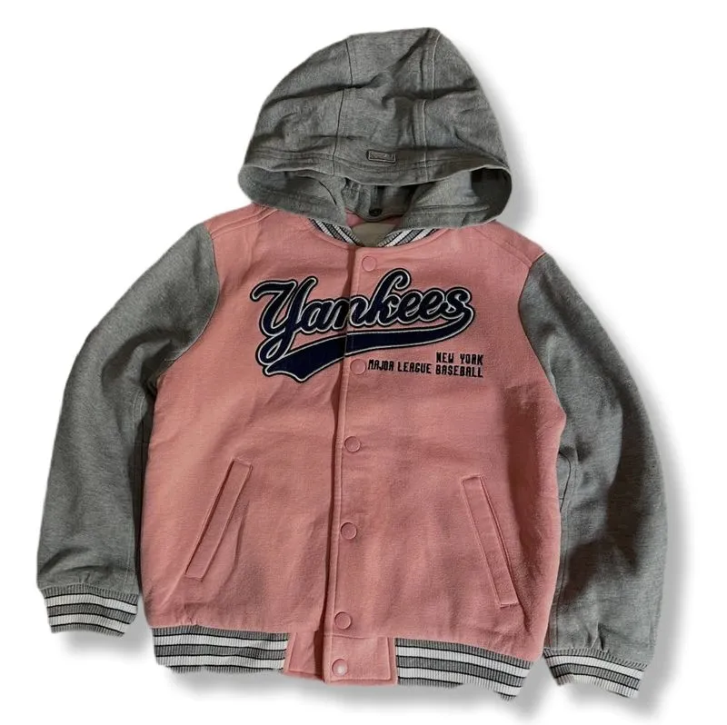MLB NY YANKEES KIDS VARSITY HOODIE JACKET | OUTERWEAR | JAKE photo 1