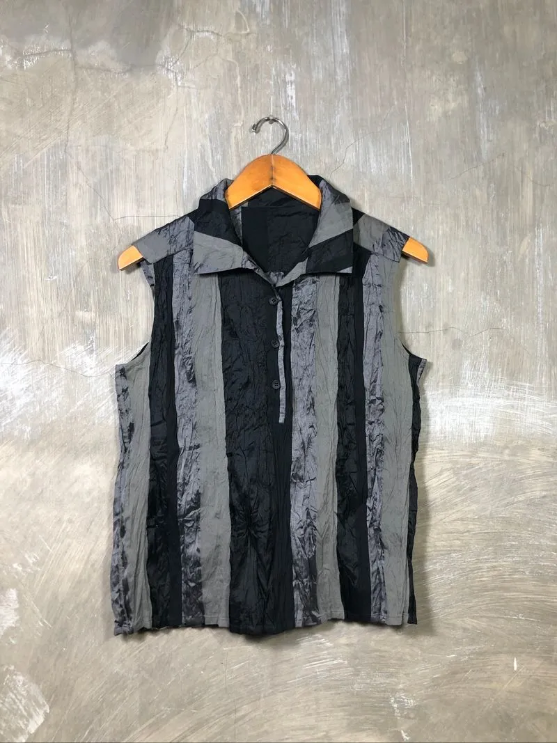 Issey Miyake Half Button Up Shirt photo 1