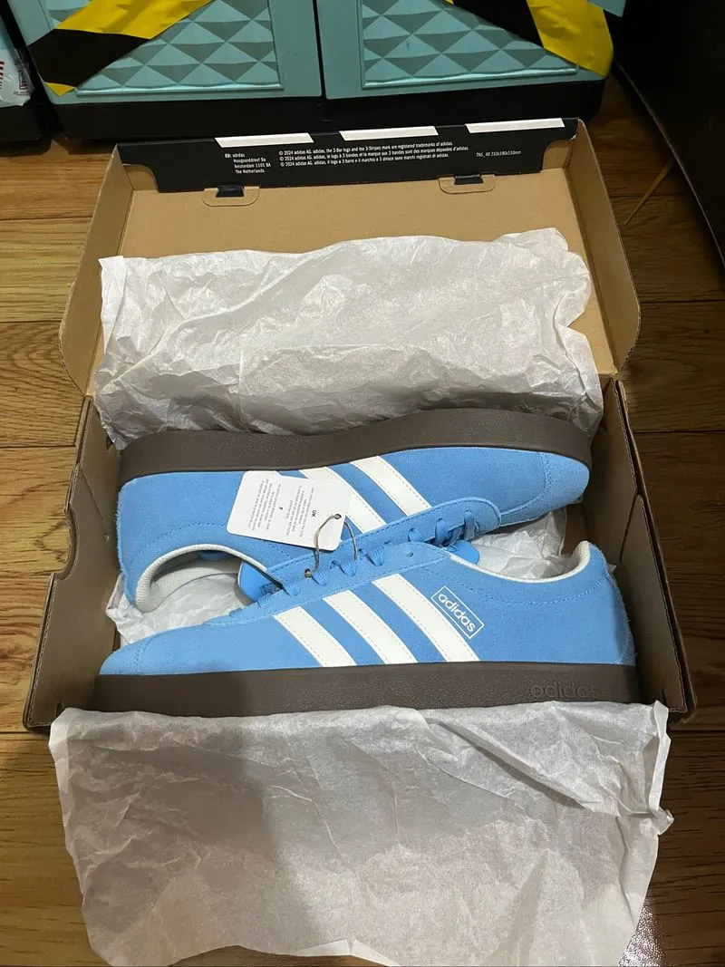 adidas vl court 2.0 blue  photo 1