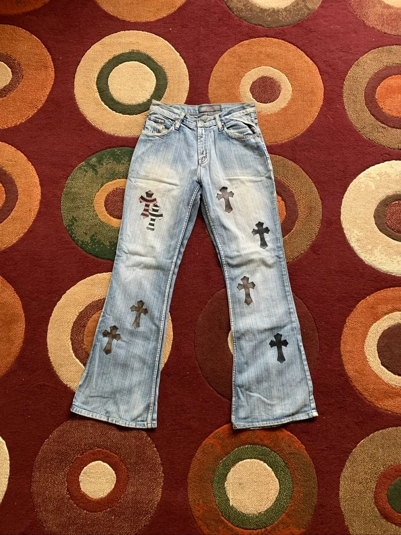 Jeans Custom Chrome Heart photo 1