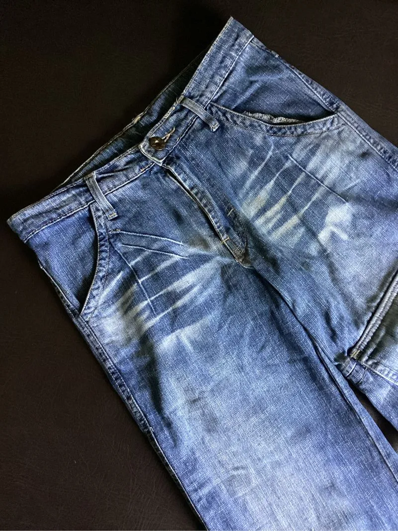 Short Jeans Jorts Pants Celana Pendek D1sn3y k1mp0ss1bl3 blu photo 1