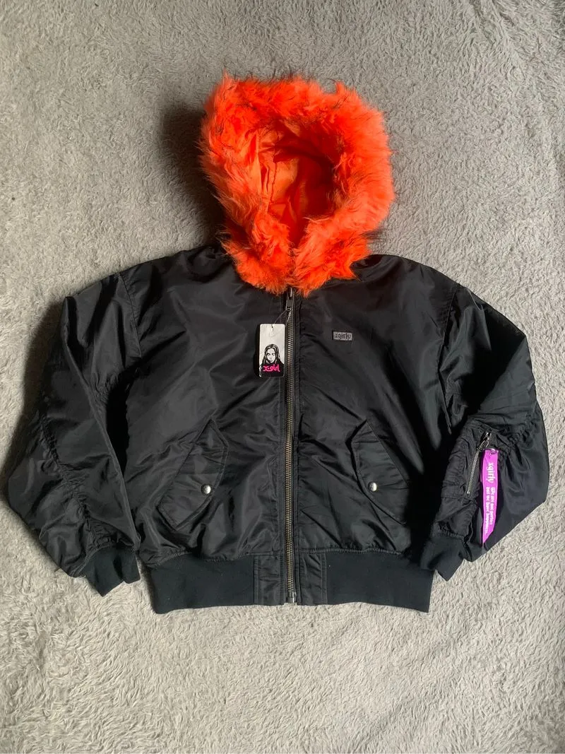 Xgirl x Yurino Hood Ma 1 Fur Bomber Jacket photo 1