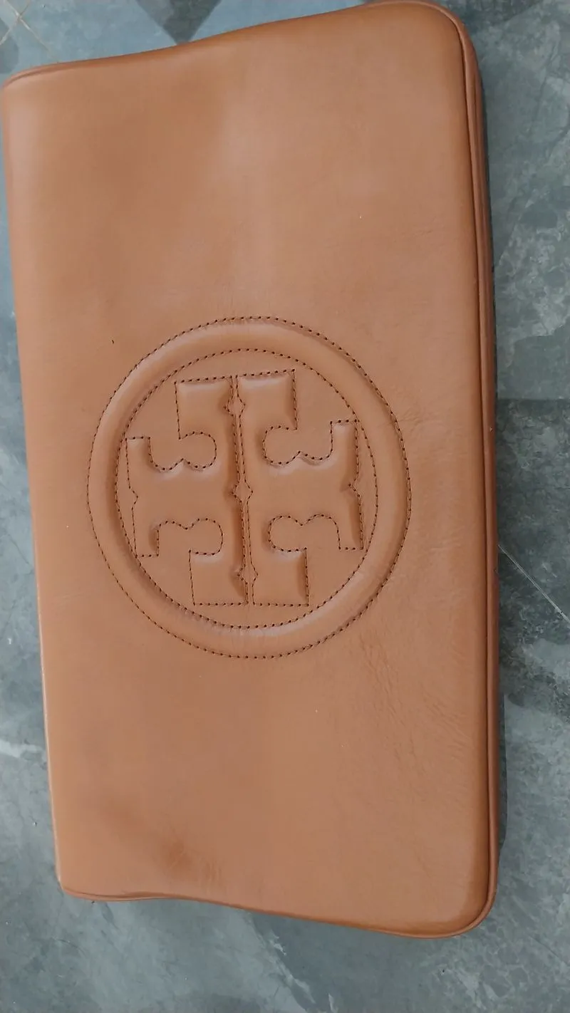 Tory Burch Luxury Clutch Wanita brown photo 1