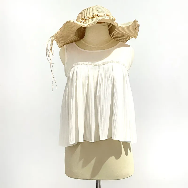 Minimalist Casual Blouse Wanita white photo 1
