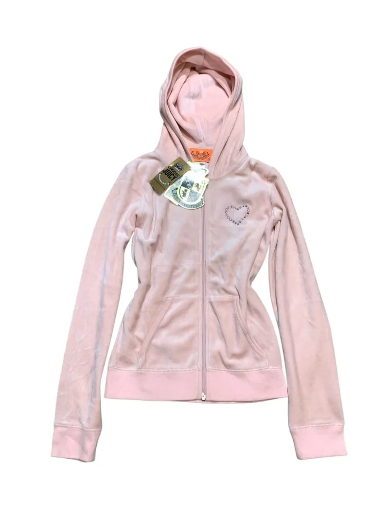 Juicy Couture Cropped Velvet Hoodie BNWT photo 1