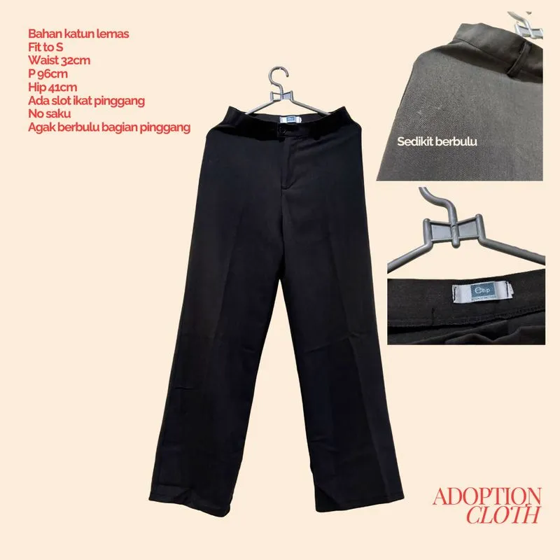 Celana kain hitam photo 1