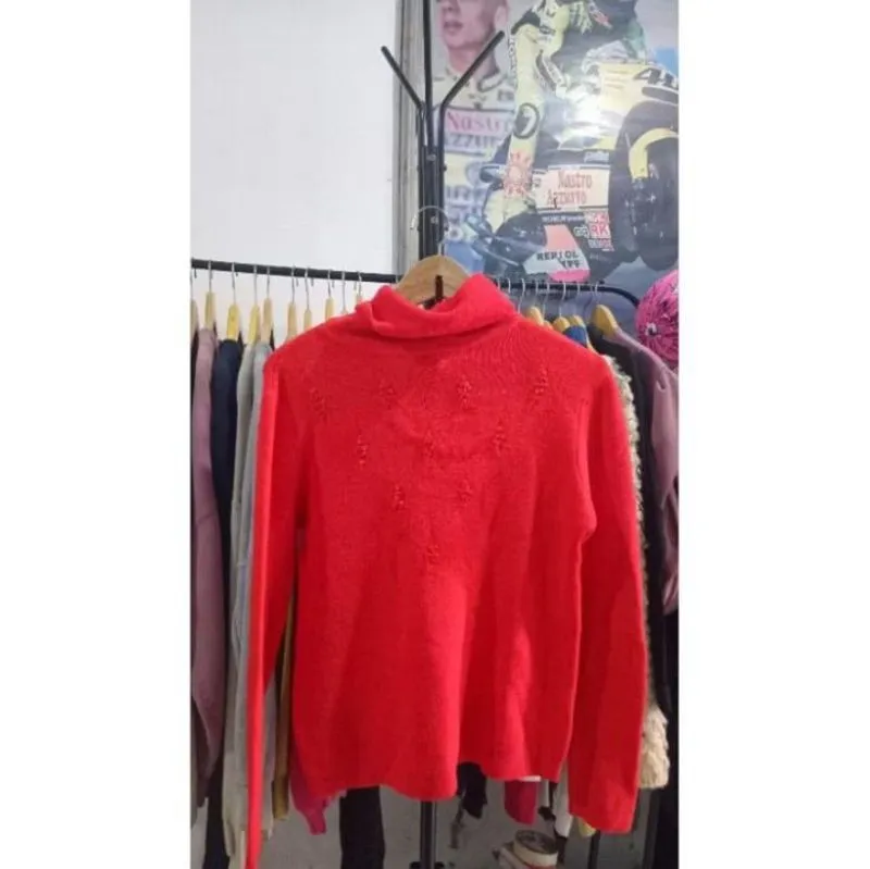 RAJUT TURTLENECK MERAH photo 1