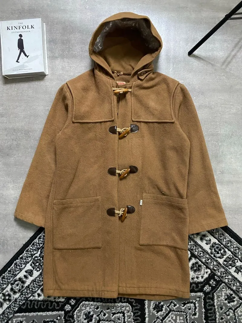 Levi’s Long Parka Wool Brown  photo 1