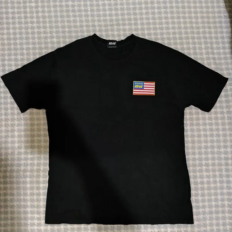 Kaos Nasty Kick NS+K hitam size L mulus photo 1
