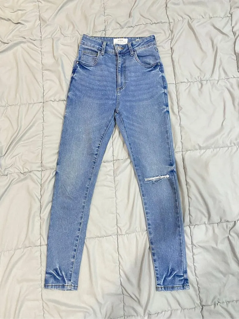 COTTON ON HIGH CROPPED SKINNY photo 1