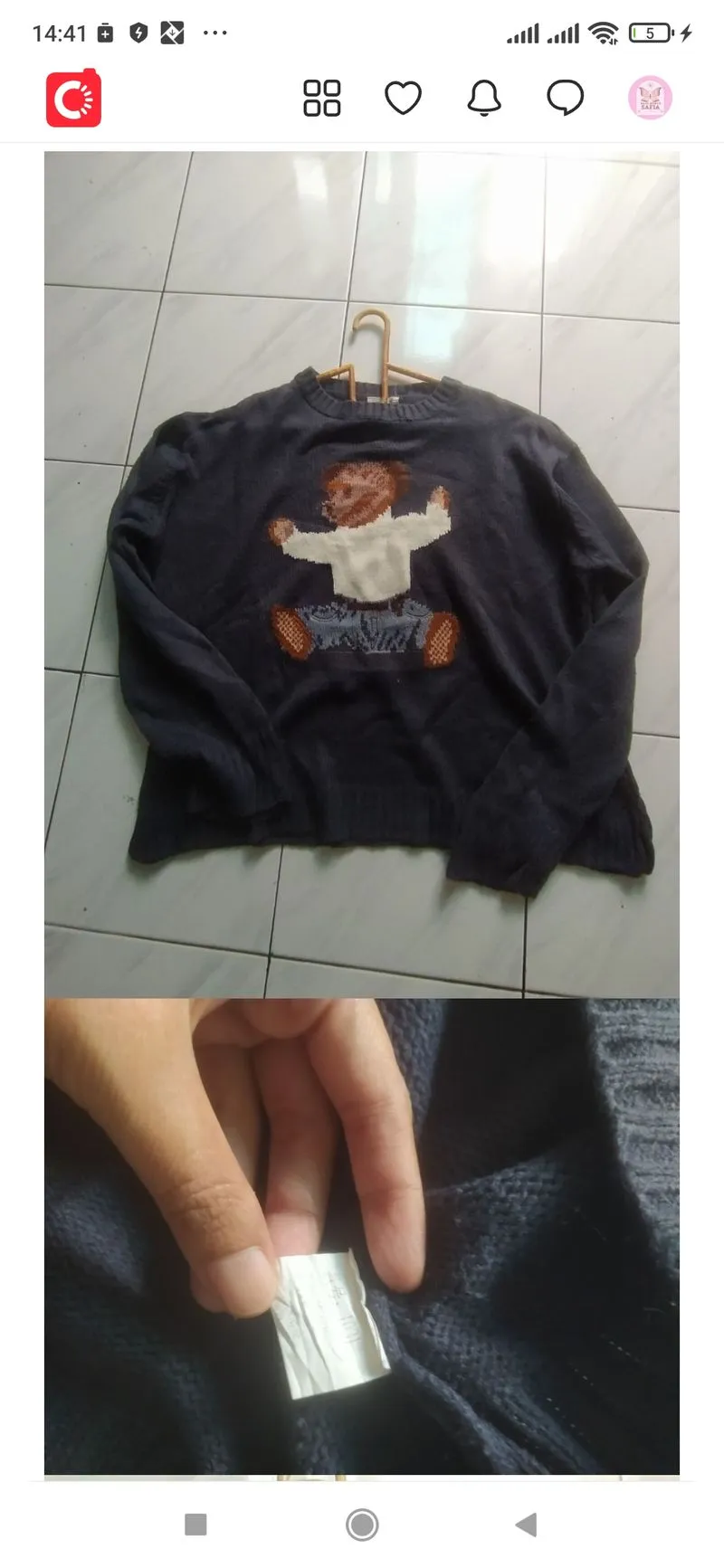 Sweater beruang ala polo Ralph lauren photo 1