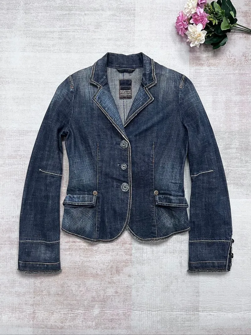 Vintage 00s Denim Jacket by Marithé François Girbaud photo 1