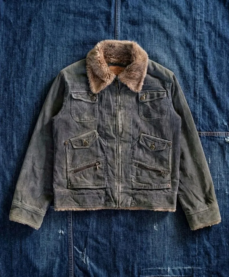 Jacket Corduroy Y2K Tbj Nearby Corduroy jacket Preloved photo 1