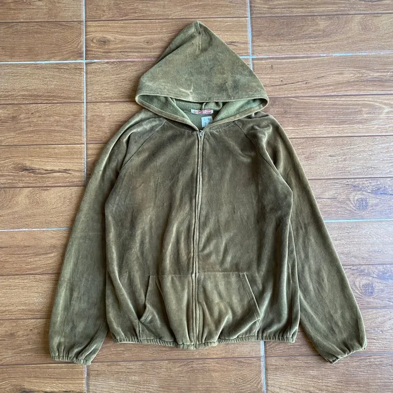 Japanese brand Vintage Casual Hoody Wanita green photo 1