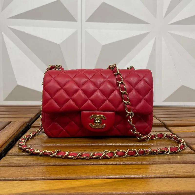 Chanel Classic Mini Flap Bag Red sling bag photo 1