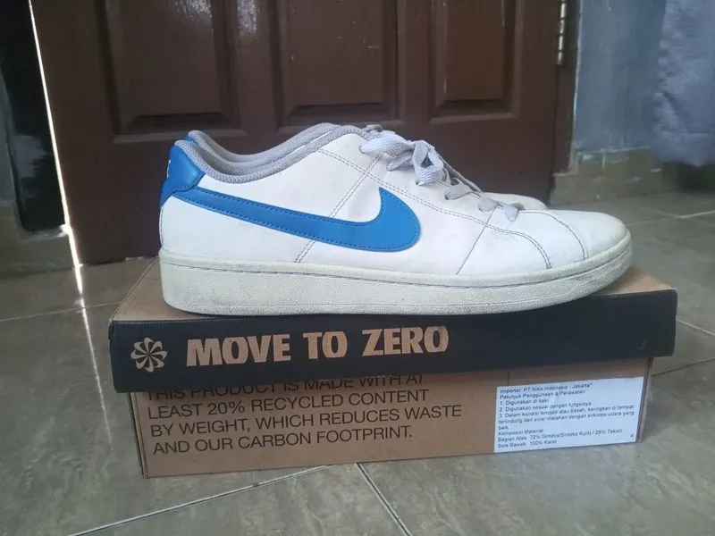 Nike court royale 2 blue white size 45 fit 43,5, 44, 4,5 photo 1