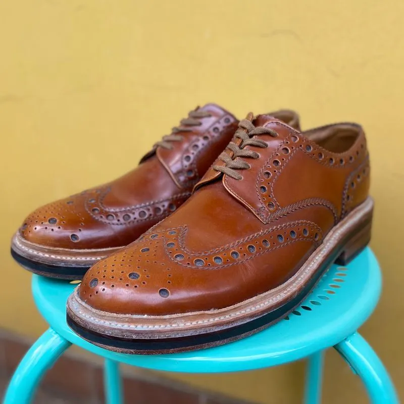 Grenson Archie men's wingtip brogues photo 1