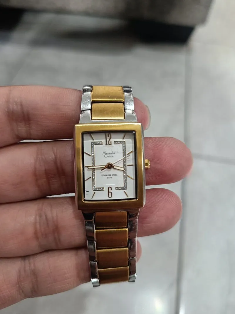 Jam Tangan Alexandre Christie Tank AC 8261LH kondisi normal  photo 1